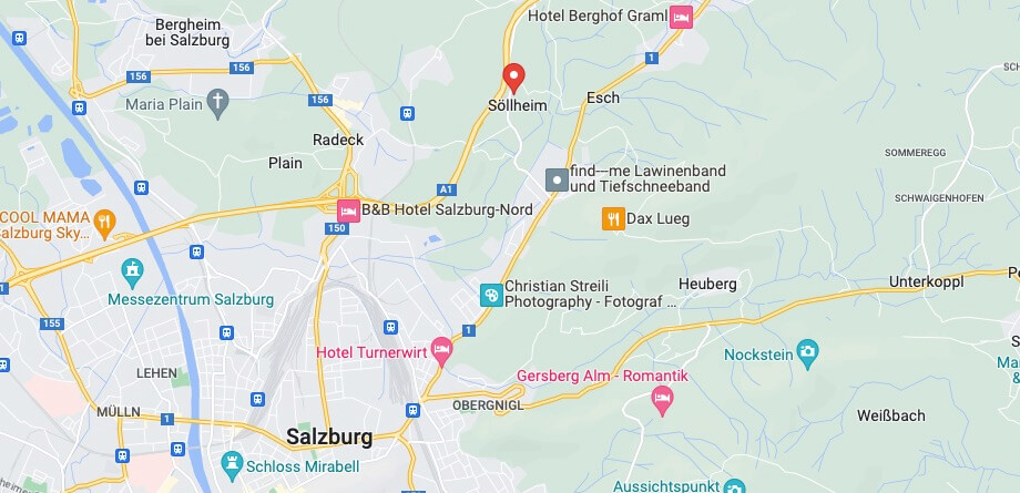 Map Salzburg